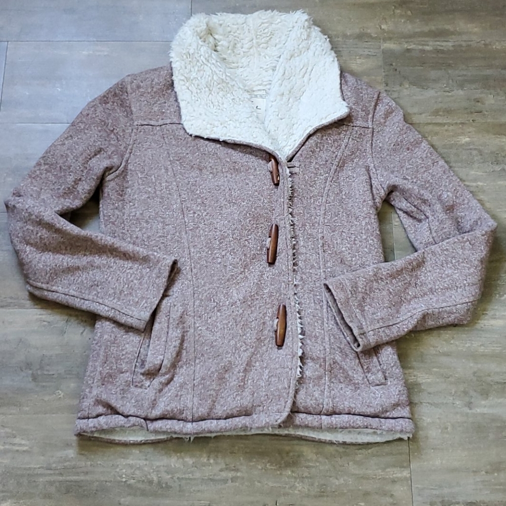 O'neil Super Soft Sherpa Jacket W/ Toggle Buttons - image 1